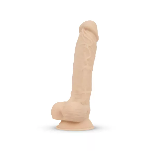 Real Fantasy Conrad - pievienojams vibrators ar piesūcekni 20 cm dabīgs