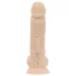 Real Fantasy Conrad - pievienojams vibrators ar piesūcekni 20 cm dabīgs