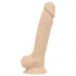 Real Fantasy Conrad - pievienojams vibrators ar piesūcekni 20 cm dabīgs