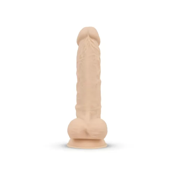 Real Fantasy Conrad - pievienojams vibrators ar piesūcekni 20 cm dabīgs