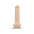 Real Fantasy Conrad - pievienojams vibrators ar piesūcekni 20 cm dabīgs
