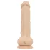 Real Fantasy Conrad - pievienojams vibrators ar piesūcekni 20 cm dabīgs