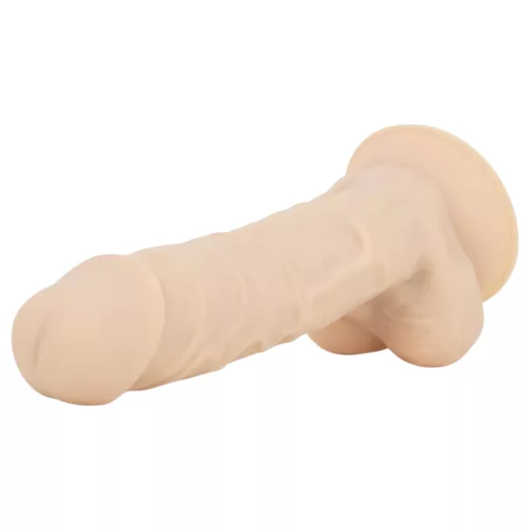 Real Fantasy Conrad - pievienojams vibrators ar piesūcekni 20 cm dabīgs