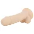 Real Fantasy Conrad - pievienojams vibrators ar piesūcekni 20 cm dabīgs