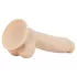 Real Fantasy Conrad - pievienojams vibrators ar piesūcekni 20 cm dabīgs