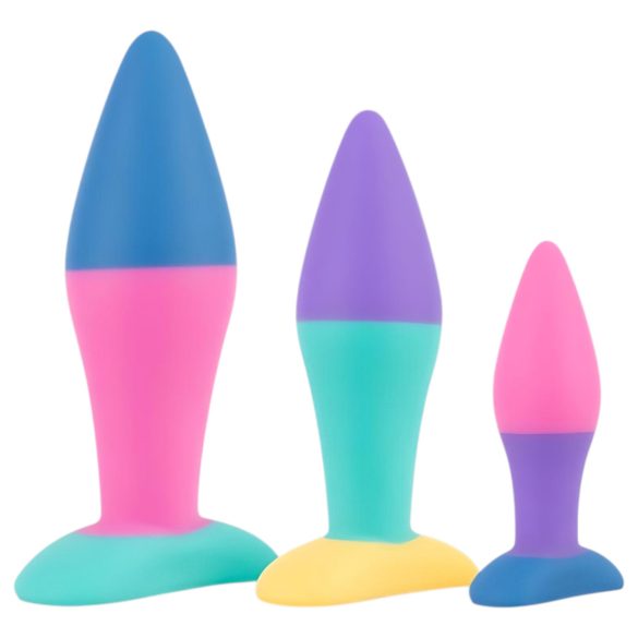 PMV20 Koda - anālo aizbāžņu komplekts krāsains