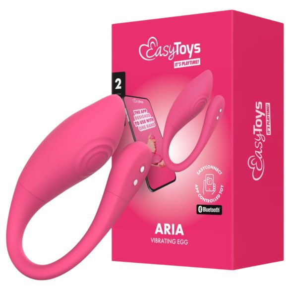 EasyConnect - viedā vibrējošā ola (rozā)