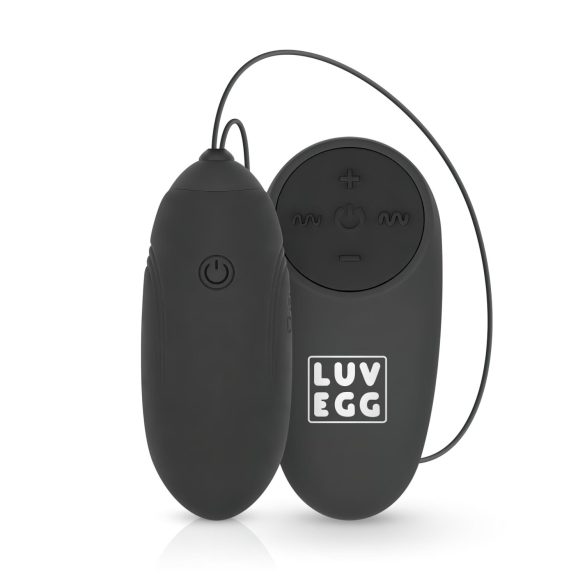 LUV OLA - uzlādējama, bezvadu vibrācijas ola (melna)