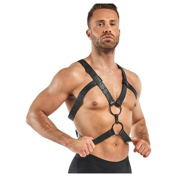 Guļamistabas Fantāzijas Rocco - ķermeņa siksna (melna) - S-XL