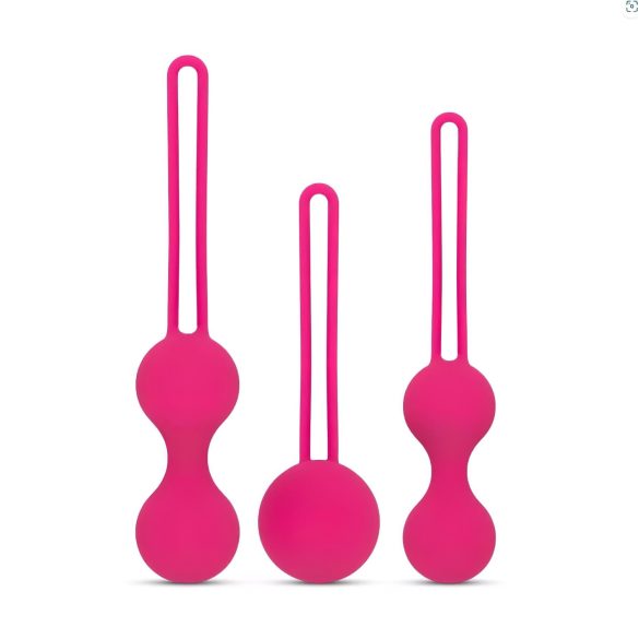 Easytoys LoveBalls - geišas bumbiņu komplekts - 3 gabali (rozā)