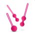 Easytoys LoveBalls - geišas bumbiņu komplekts - 3 gabali (rozā)