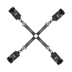 Bedroom Fantasies - potīšu un plaukstu dzelži (melni)