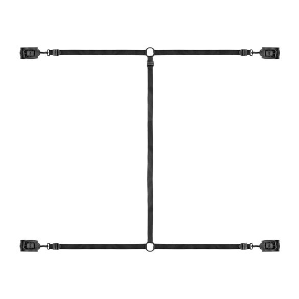 Bedroom Fantasies - gultas piesiešanas komplekts melns