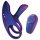 Hueman Infinity Ignite - vibrācijas gredzens dzimumloceklim un sēkliņām (violets)