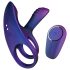 Hueman Infinity Ignite - vibrācijas gredzens dzimumloceklim un sēkliņām (violets)