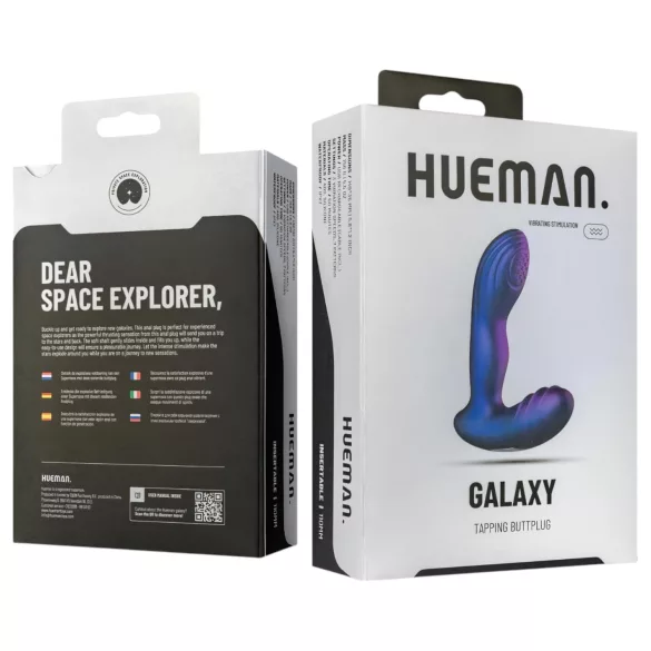 Hueman Galaxy - pulsējošais anālais vibrators (violets)