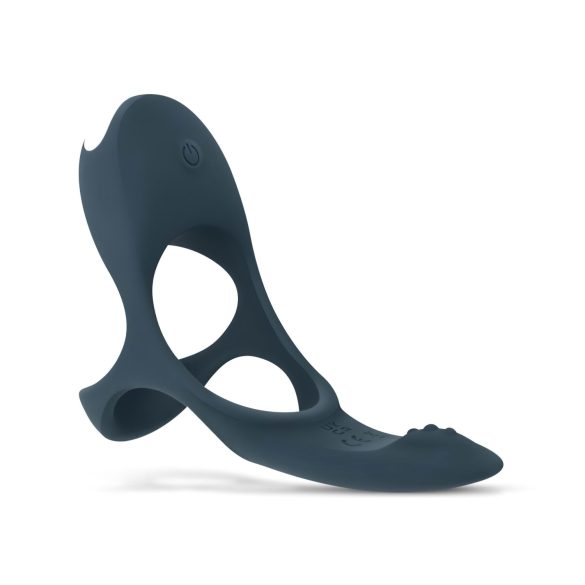 Boners - vīriešu erekcijas gredzens ar klitora stimulatoru