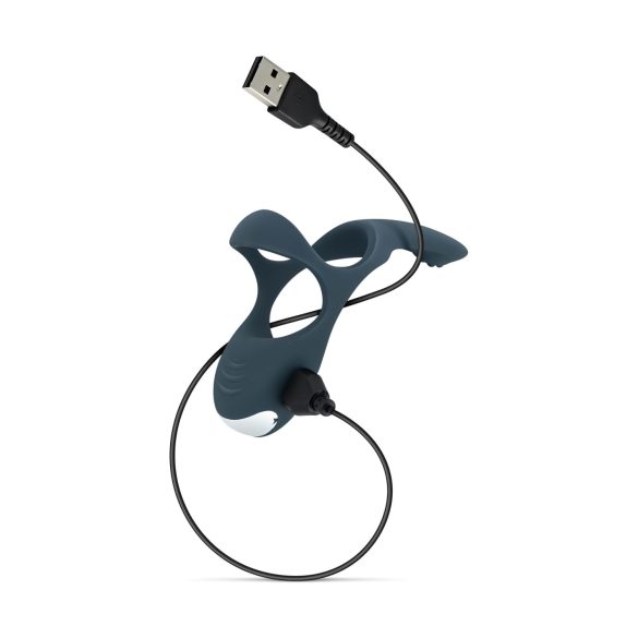 Boners - vīriešu erekcijas gredzens ar klitora stimulatoru