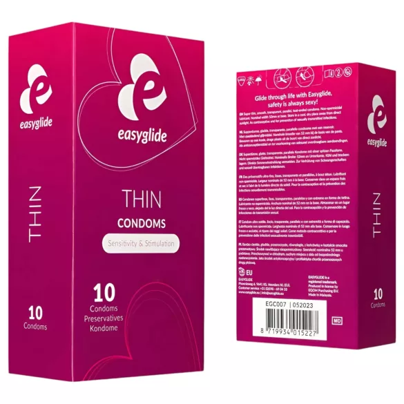 EasyGlide prezervatīvi ultra plāni 10 gab