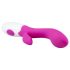 Easytoys Lily 2.0 - uzlādējams vibrators ar klitora stimulatoru rozā