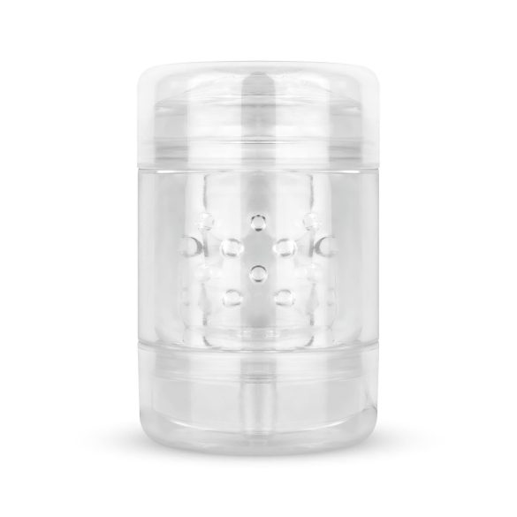 FPPR. - divpusējs masturbators ar maksts un mutes atveri caurspīdīgs