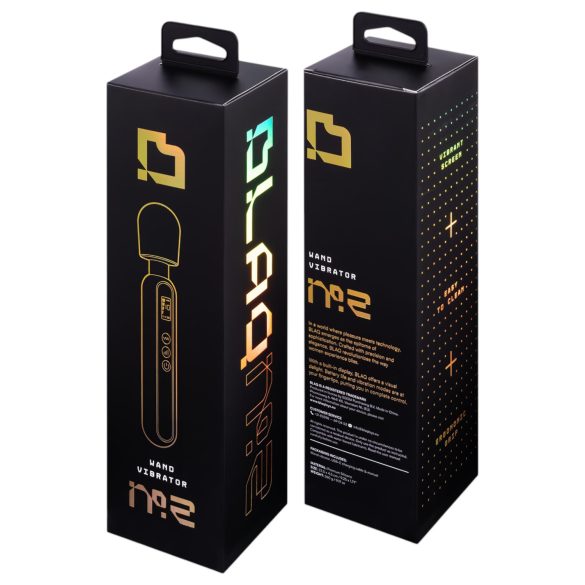 BLAQ - digitālais masāžas vibrators melns