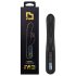 BLAQ - digitāls, zaķīša dizaina klitora vibrators (melns)