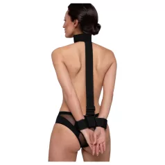   Bedroom Fantasies - mīksta kaklasiksna un aproces melnā krāsā