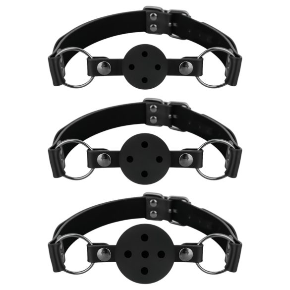Guļamistabas Fantāzijas - Mutes aizbāžņu komplekts - 3 gabali (melns)