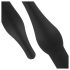 Easytoys - akumulatora anālais vibrators komplekts - 4 daļas (melns)