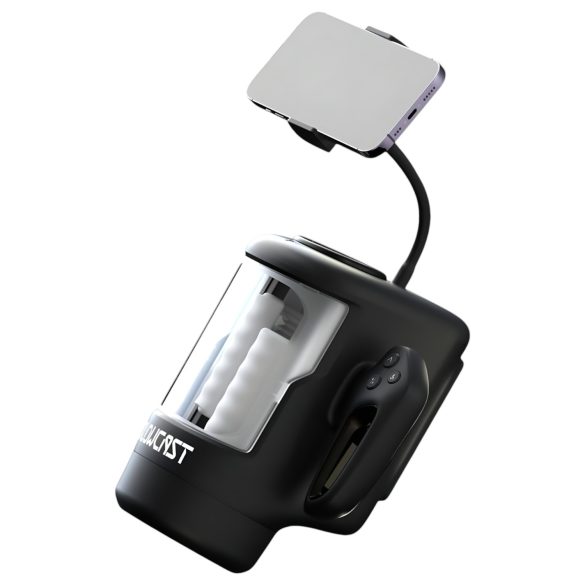 Blowcast WingXP - automātisks geimeru masturbators (melns)