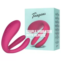 Teazers - pāra vibrators ar 3 motoriem rozā
