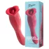 Teazers - divgalu vibrators ar mēlītes klitora stimulāciju (sarkans)