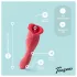Teazers - divgalu vibrators ar mēlītes klitora stimulāciju (sarkans)