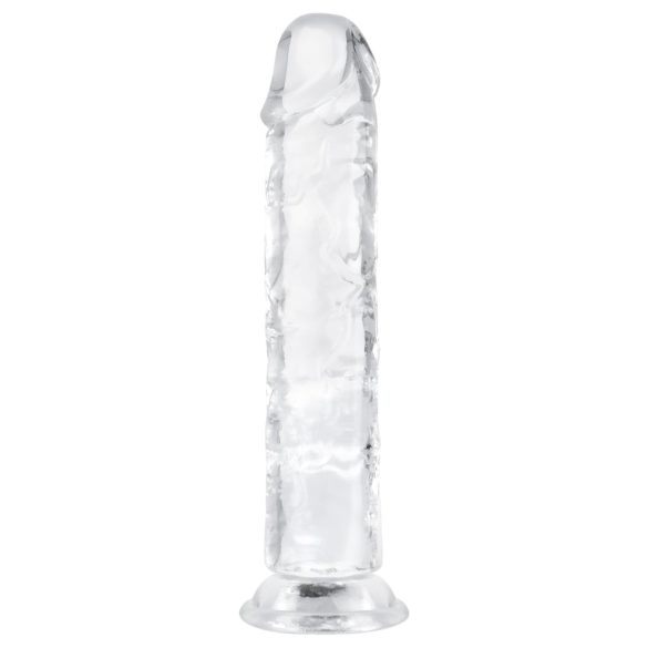 EasyToys - želejas dildo 18cm caurspīdīgs