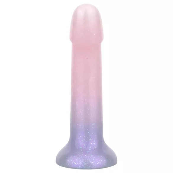 EasyToys Mermaid - mirdzošs dildo - 15 cm (rozā)