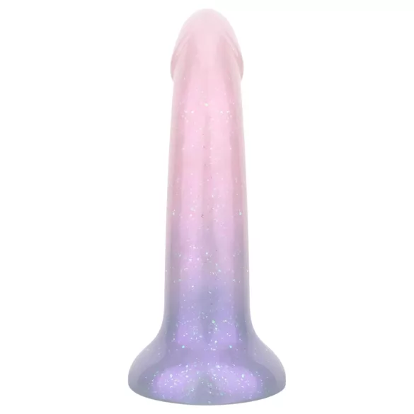 EasyToys Mermaid - mirdzošs dildo - 15 cm (rozā)