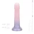 EasyToys Mermaid - mirdzošs dildo - 15 cm (rozā)