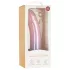 EasyToys Mermaid - dildo ar spīdumiem 19cm rozā
