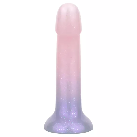 EasyToys Mermaid - dildo ar spīdumiem 19cm rozā