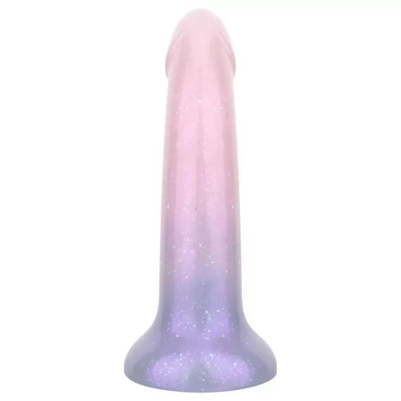 EasyToys Mermaid - dildo ar spīdumiem 19cm rozā