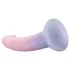 EasyToys Mermaid - dildo ar spīdumiem 19cm rozā