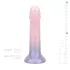 EasyToys Mermaid - dildo ar spīdumiem 19cm rozā