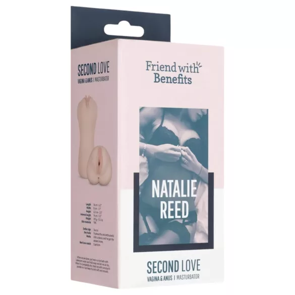 FWB - masturbators sievietēm Natalie Reed realistiska maksts dabīgā krāsā