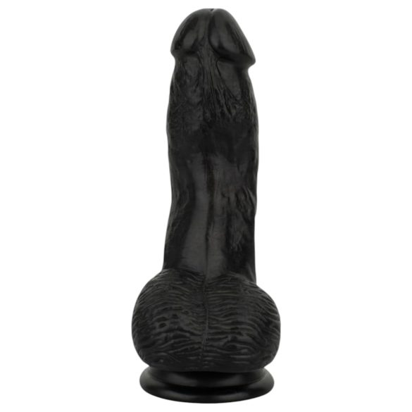 Easytoys - reālistisks dildo ar sēkliniekiem 12 cm melns