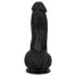 Easytoys - reālistisks dildo ar sēkliniekiem 12 cm melns