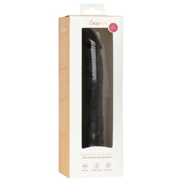 Easytoys - realistisks dildo 17,5 cm melns