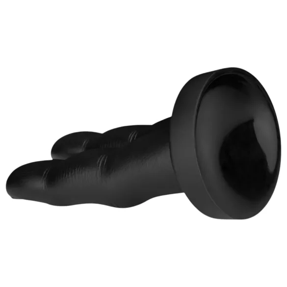 BUTTR Victory - dubultais anālais dildo, melns