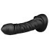 BUTTR Melnais vanags - dzīvs anālais dildo (melns)