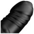 BUTTR Melnais vanags - dzīvs anālais dildo (melns)
